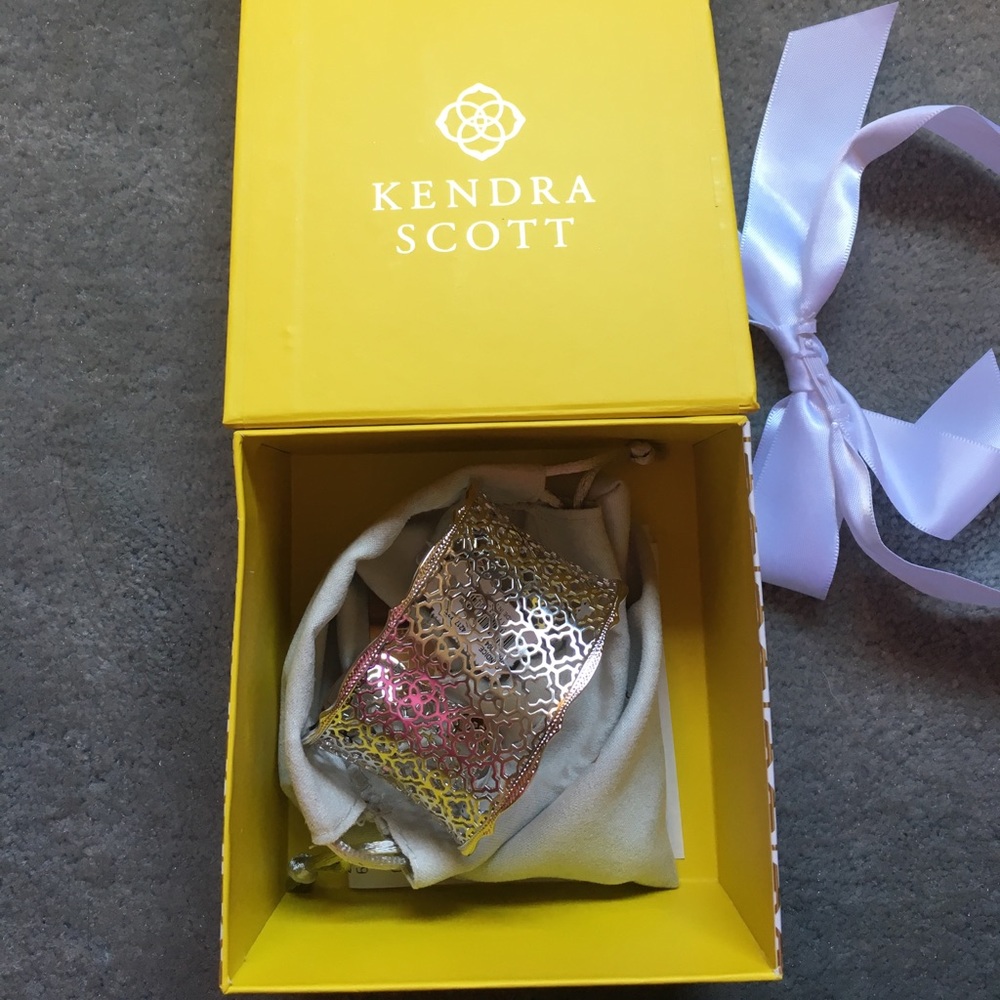 Kendra Scott silver cuff bracelet